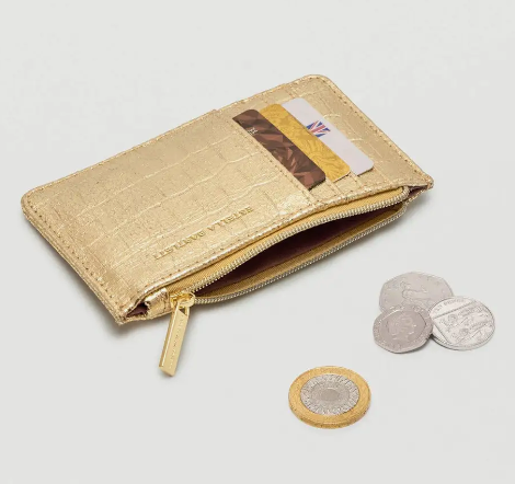 Rectangle Card Wallet - Gold