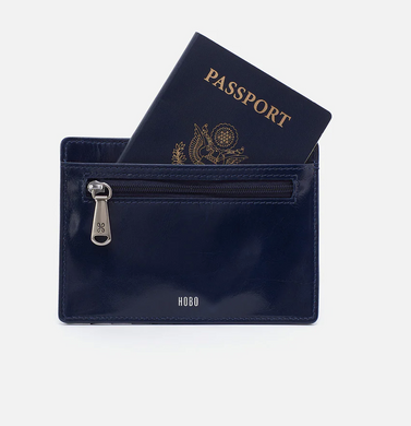HOBO Max Gold Leaf Card Case Wallet