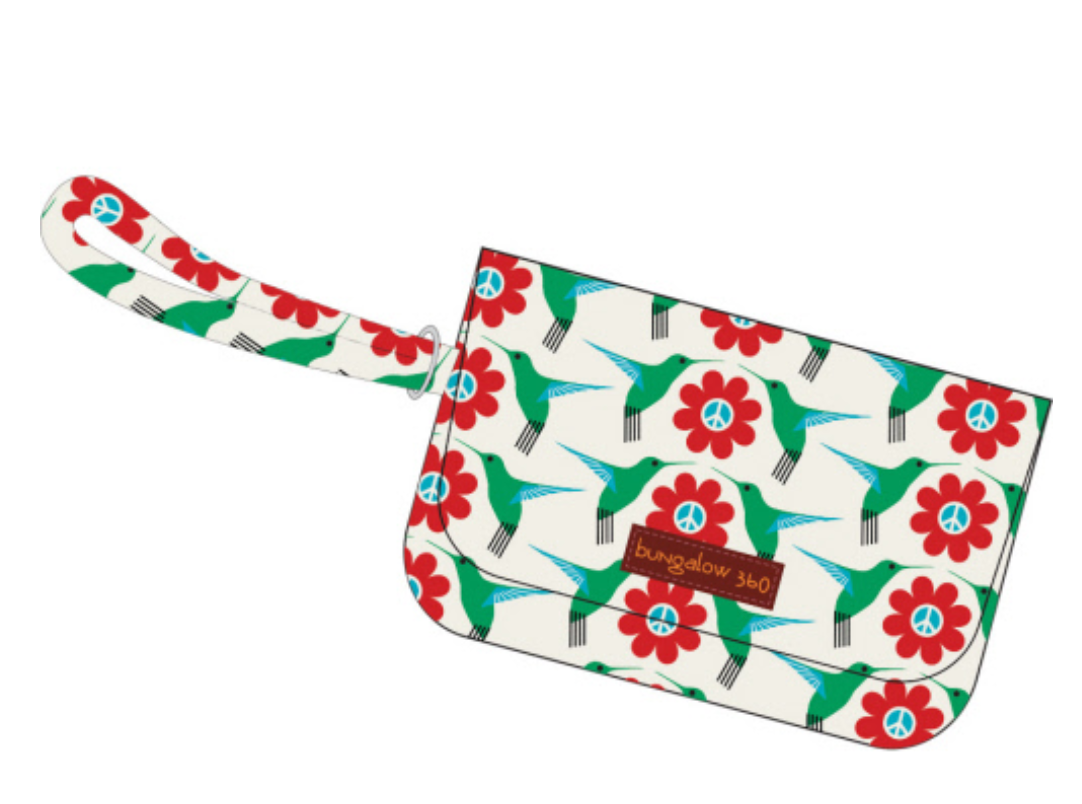 Hummingbird Wristlet