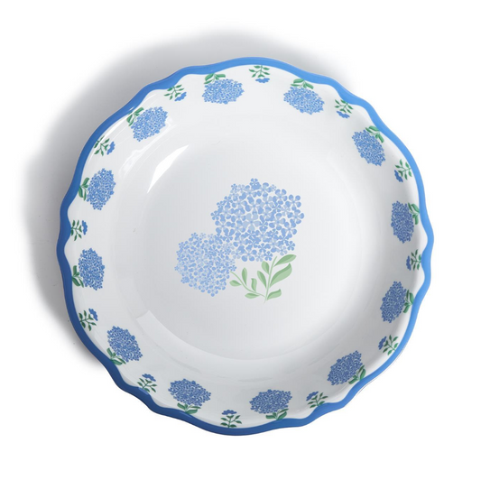 Hydrangea Melamine Bowl