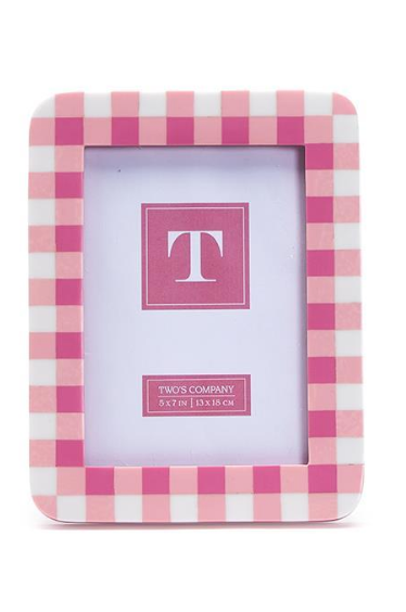 Gingham Frame 5"x7" in 3 Colors