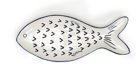 Fish Shaped Tid Bit Plate - Small