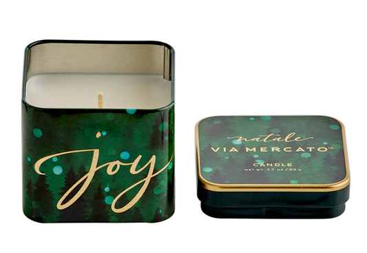 Joy Natale Square Candle