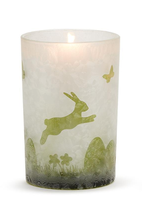 Bunny Silhouettes Vase/Candle Holder - Large