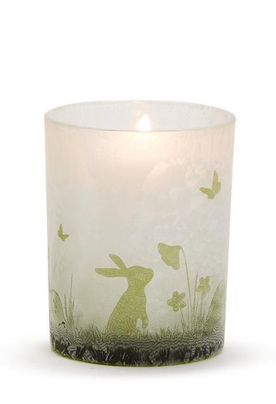 Bunny Silhouettes Vase/Candle Holder - Medium