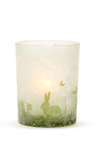 Bunny Silhouettes Vase/Candle Holder - Small