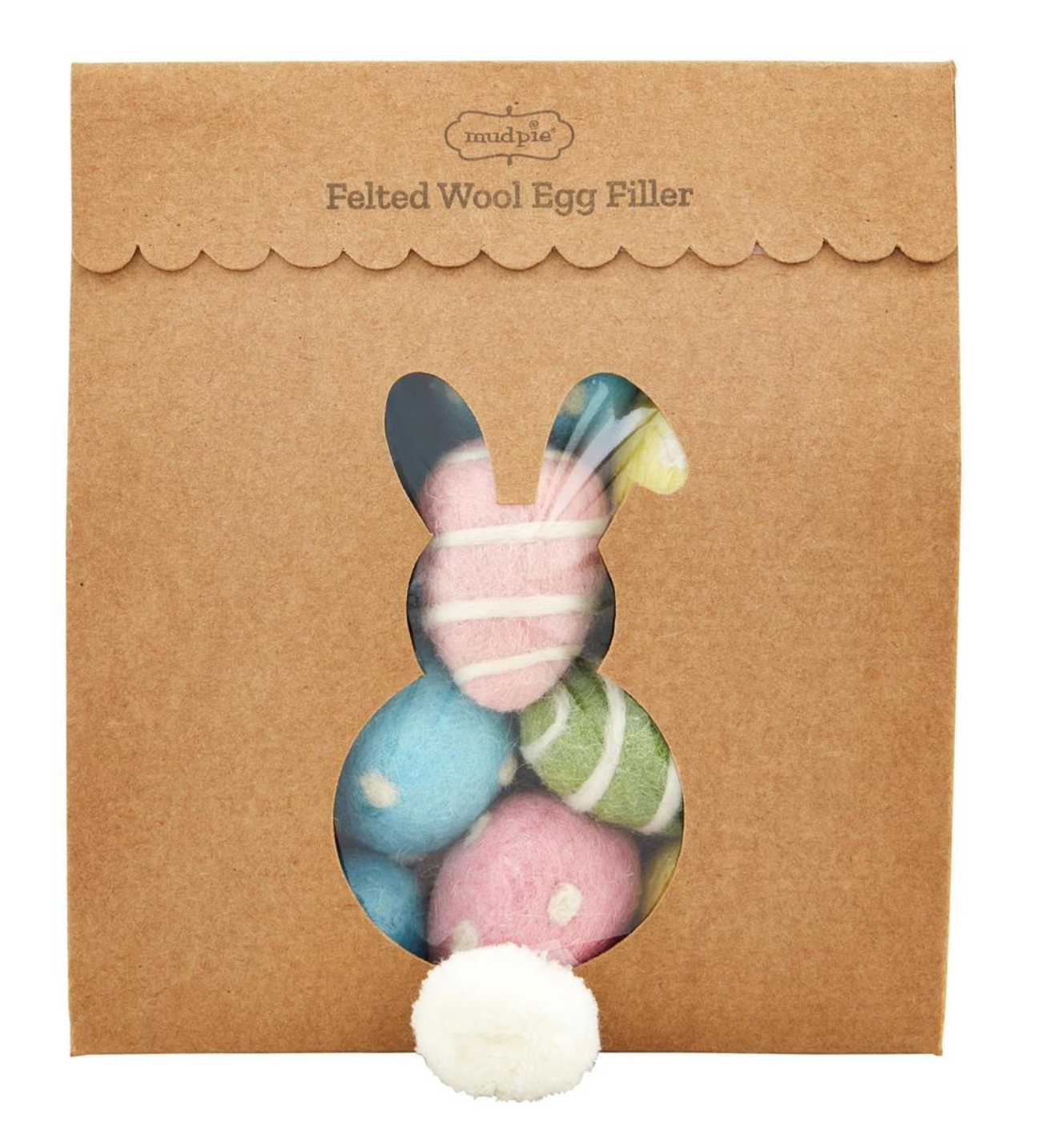 Wool Easter Egg Decor - Set of 24