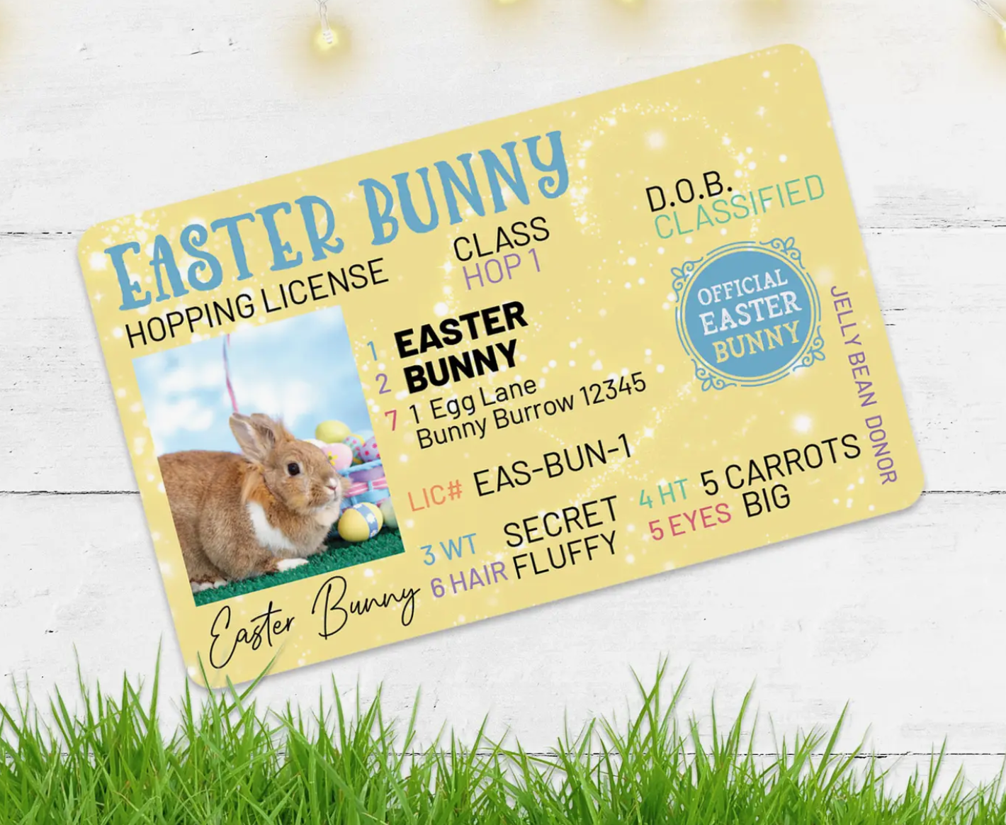 Easter Bunny Lost Hopping License