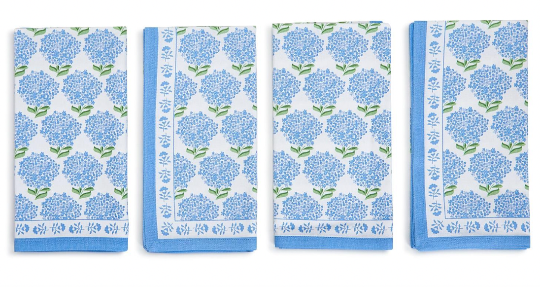 Hydrangea Napkins - Set of 4