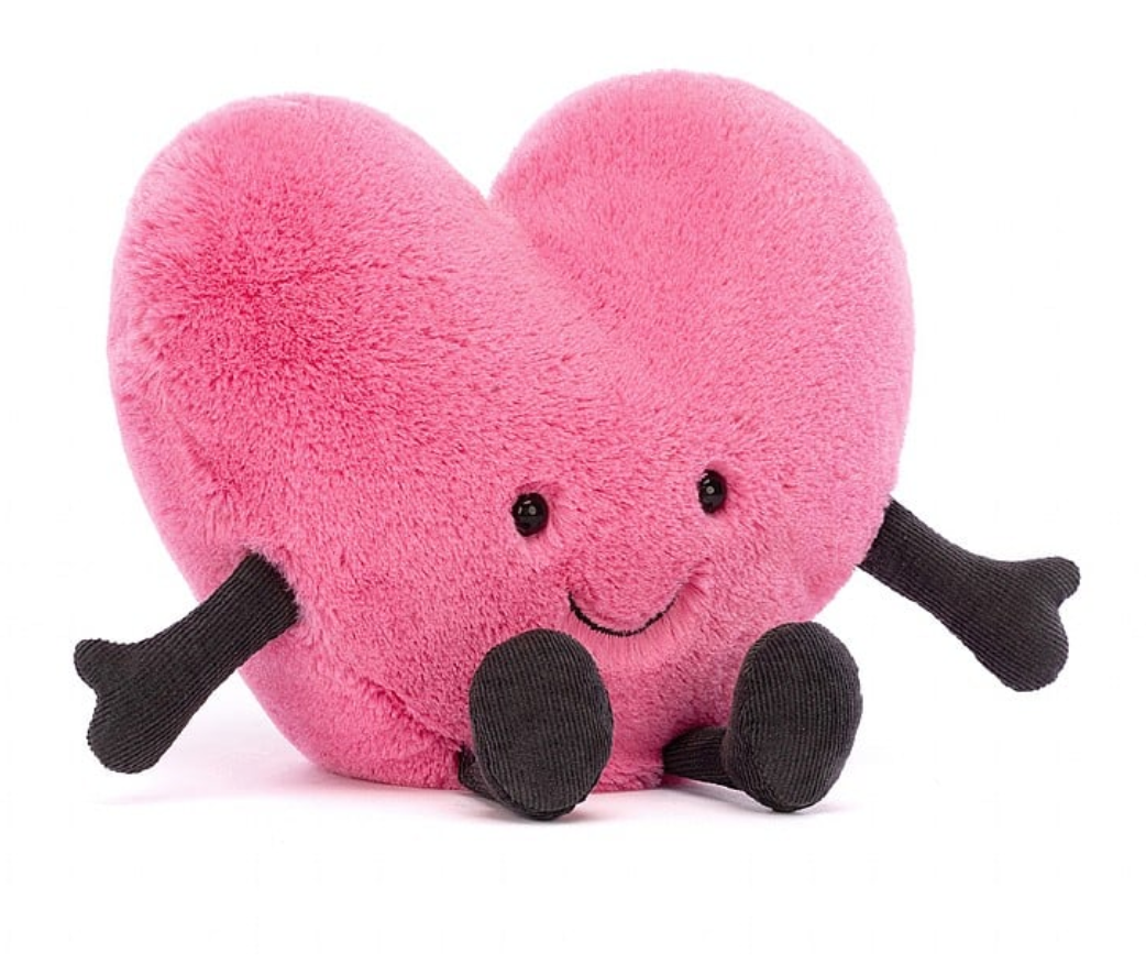 Amuseable Pink Heart Plush - Large