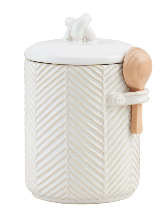 Textured Coffee Canister