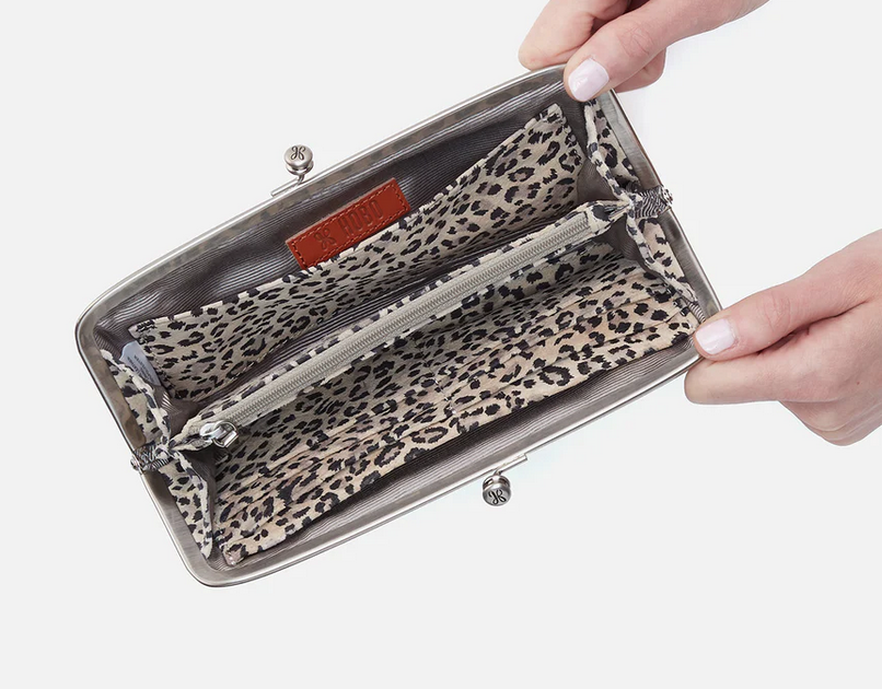 Cora Large Frame Wallet - Mini Leopard