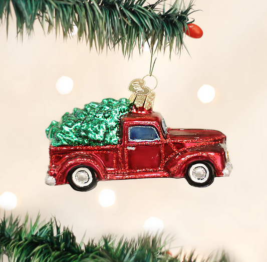 Old Truck With Tree Ornament