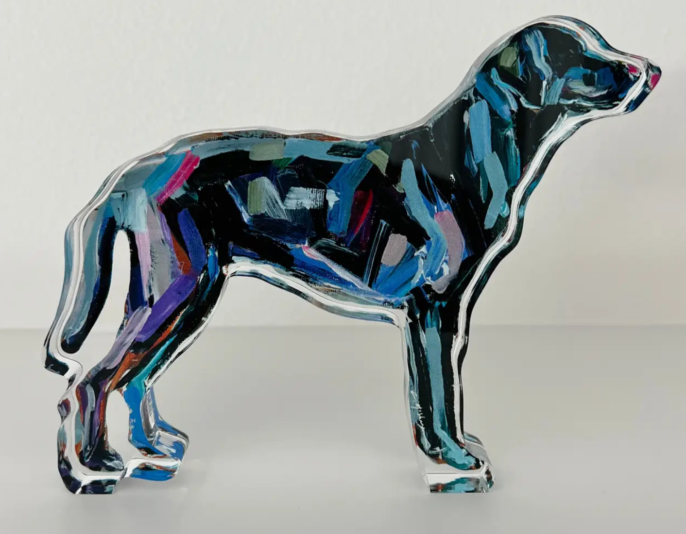 Black Lab Acrylic Block