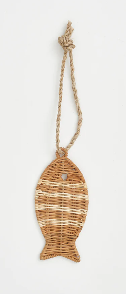 Fish Rattan Hanging Decor