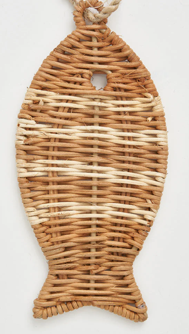 Fish Rattan Hanging Decor