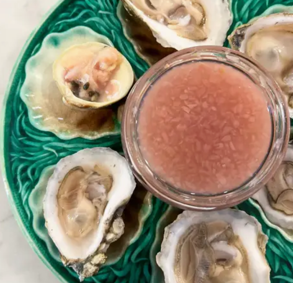 Oyster Sipping Mignonette