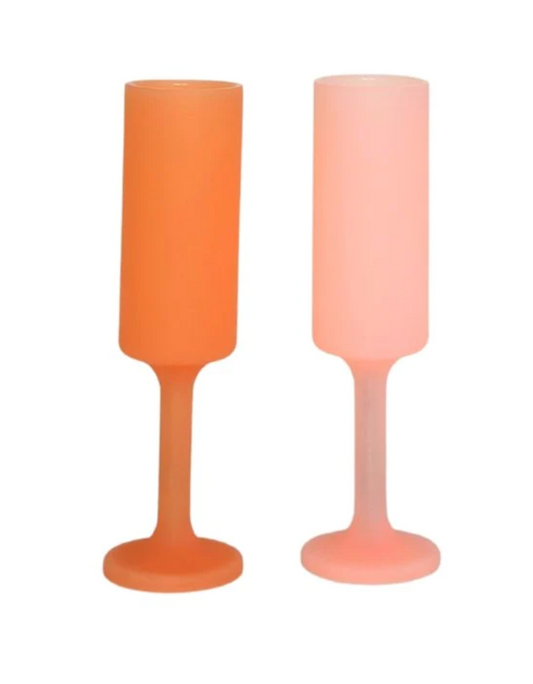 Unbreakable Champagne Flute - Peach + Petal