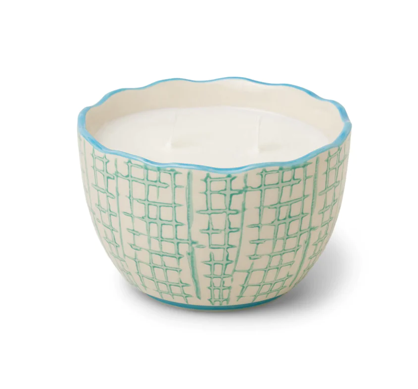 Fresh Cut Basil Terrace Bowl Candle