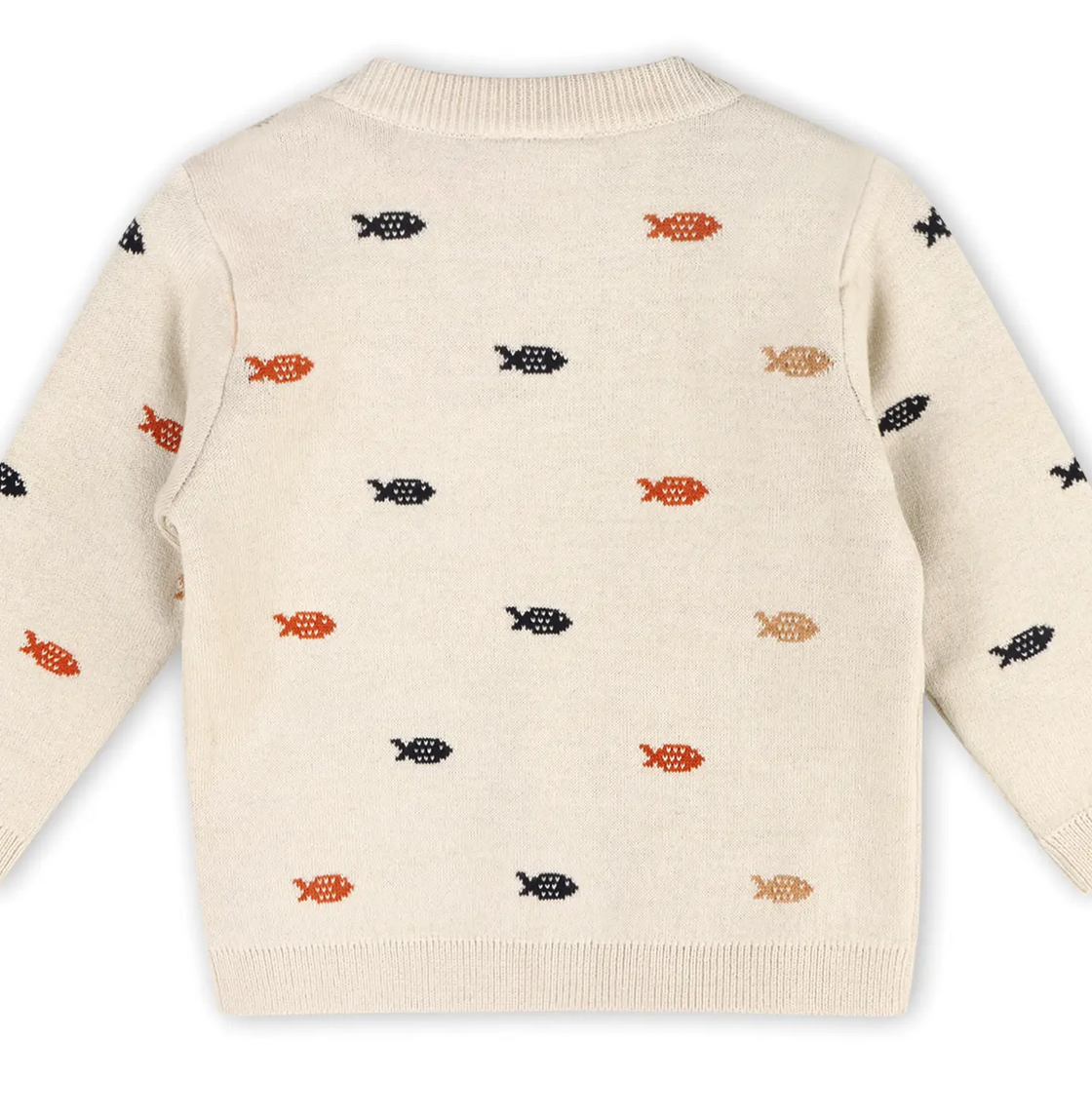 Fishes Jacquard Pullover