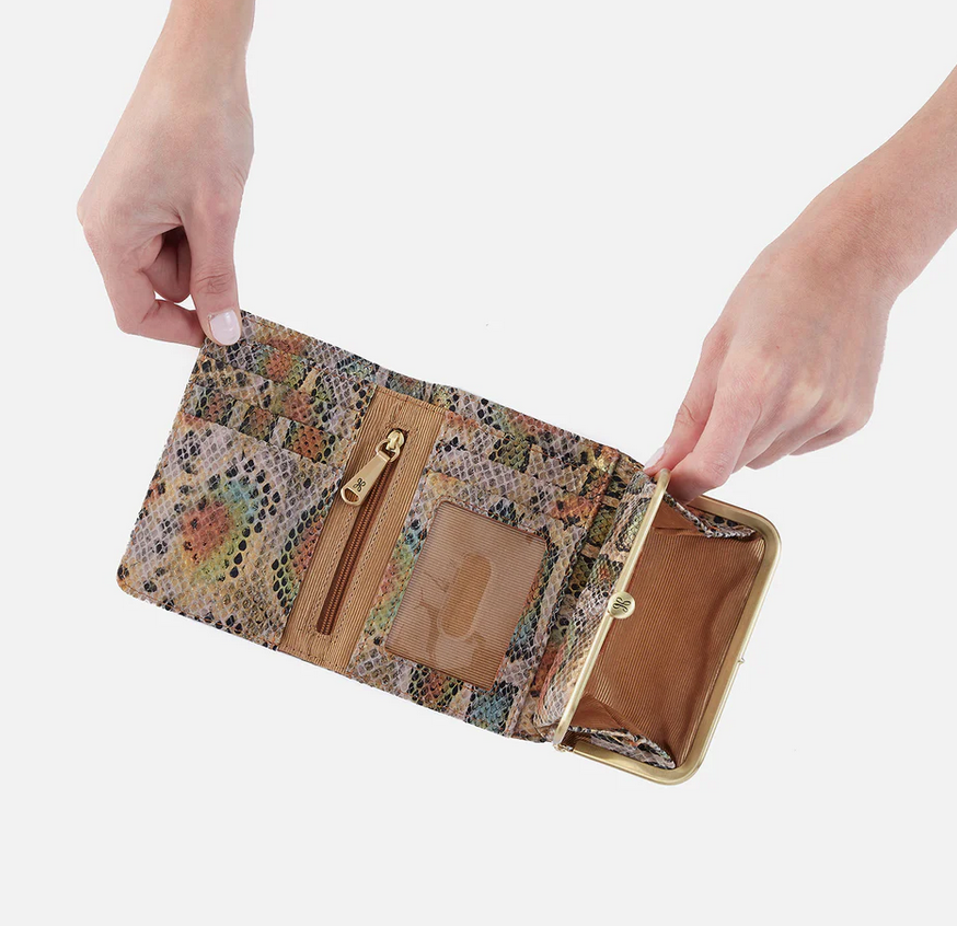 Robin Wallet - Opal Snake Print