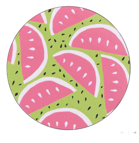 Watermelon Round Coasters