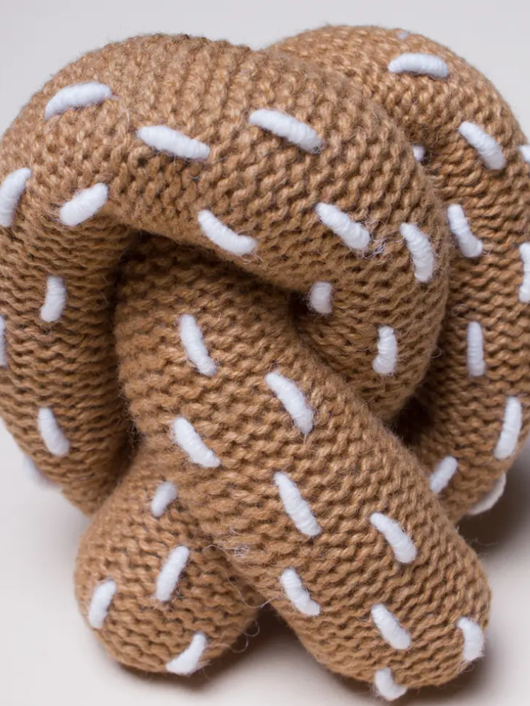 Pretzel Knit Rattle