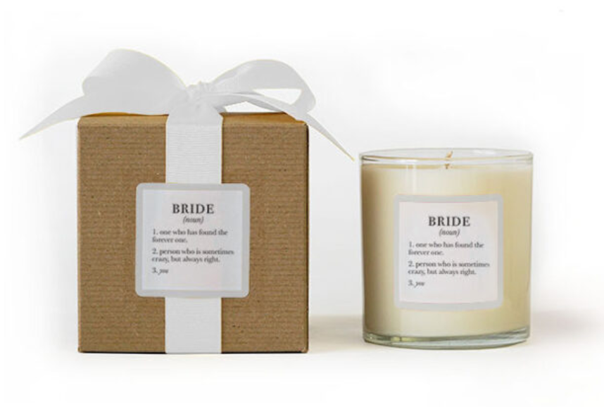 Bride Definition Candle