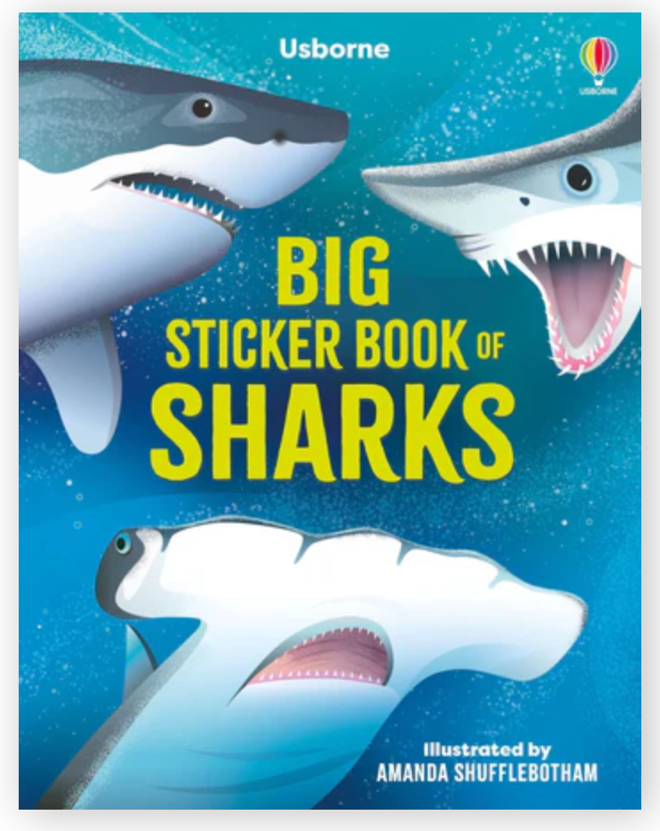 Big Sticker Book Of Sharks