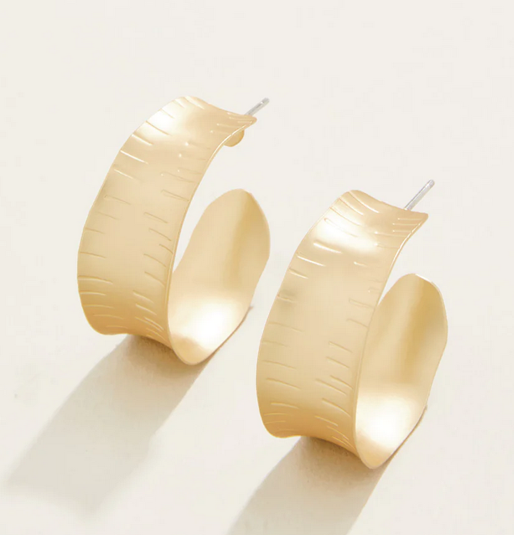 Queenie Midi Hoop Earrings