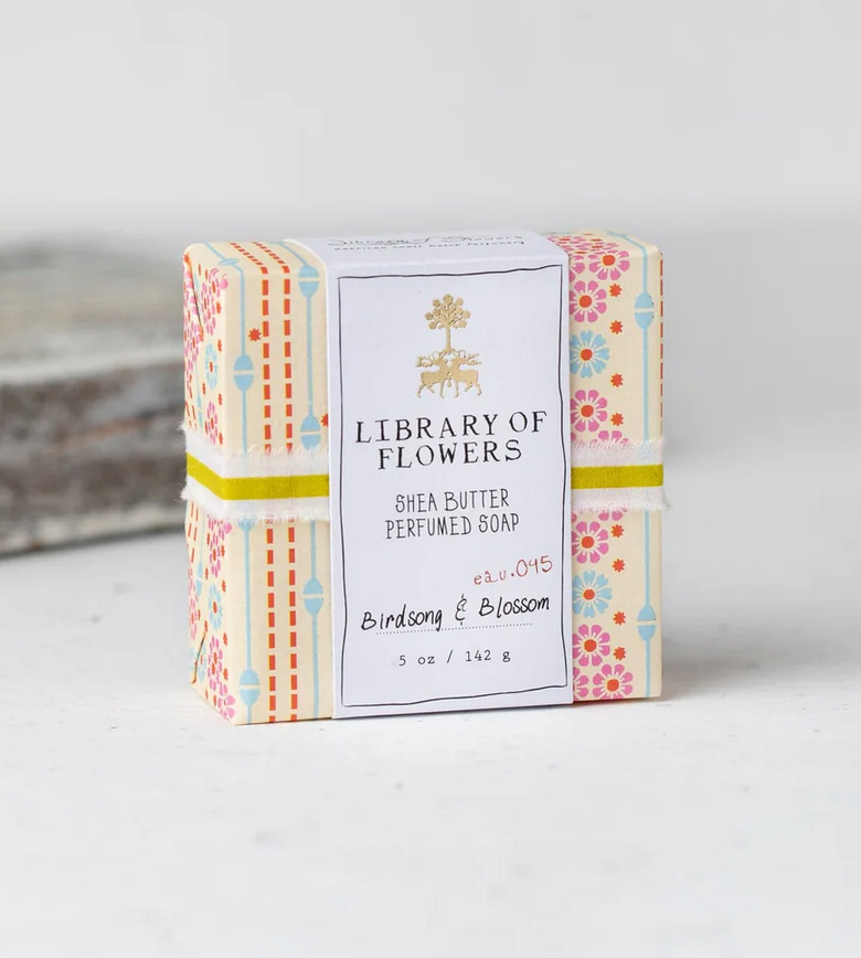 Floral Stripe Square Soap