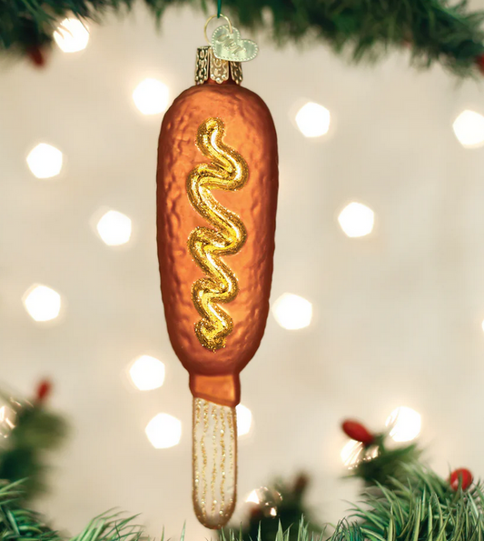 Corn Dog Ornament