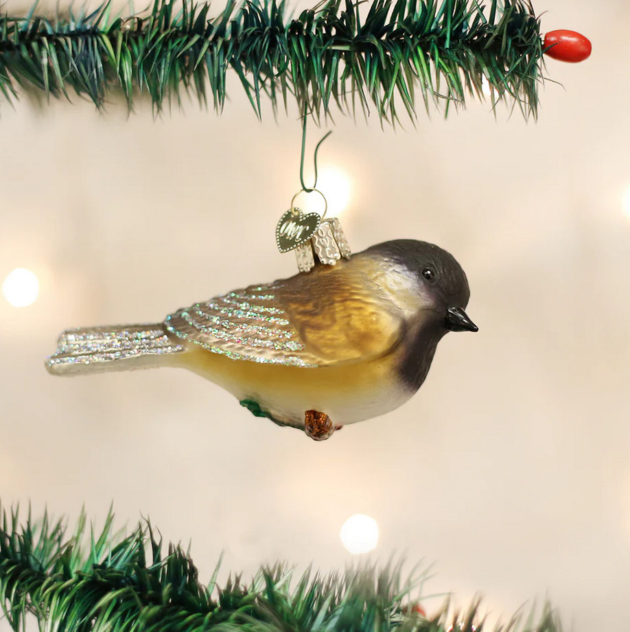 Black-Capped Chickadee Ornament