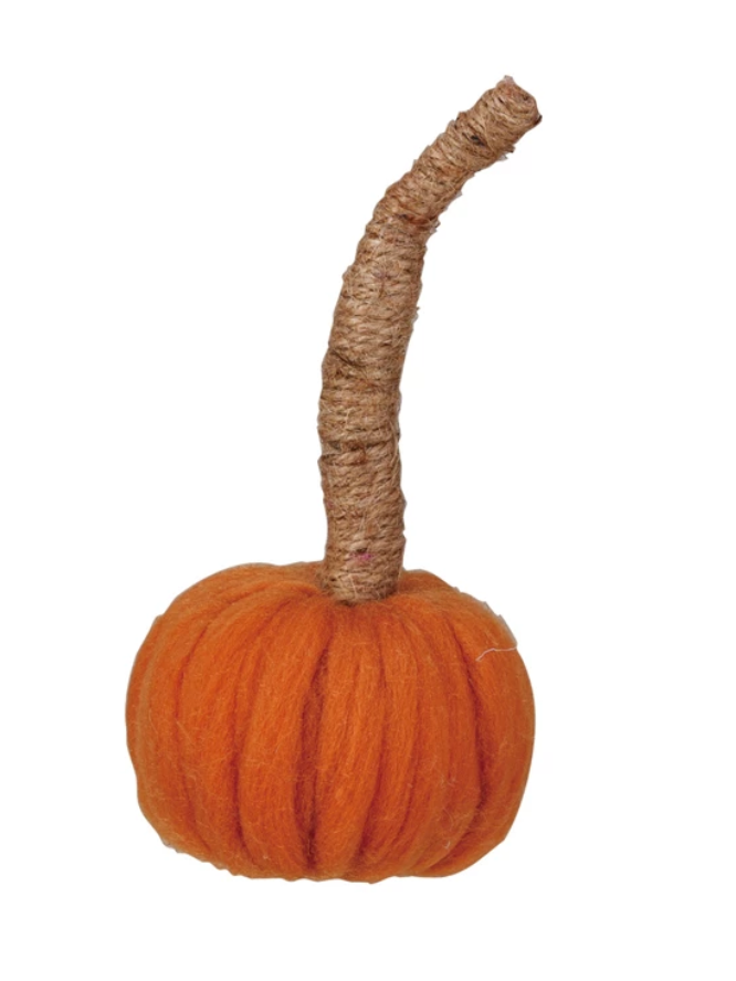 Wool Pumpkin  - Small