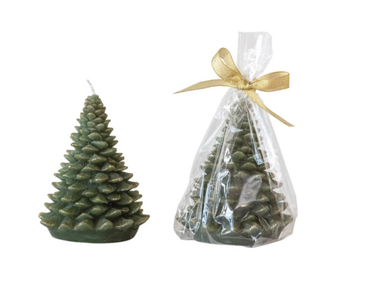 Evergree Christmas Tree Candle - Short