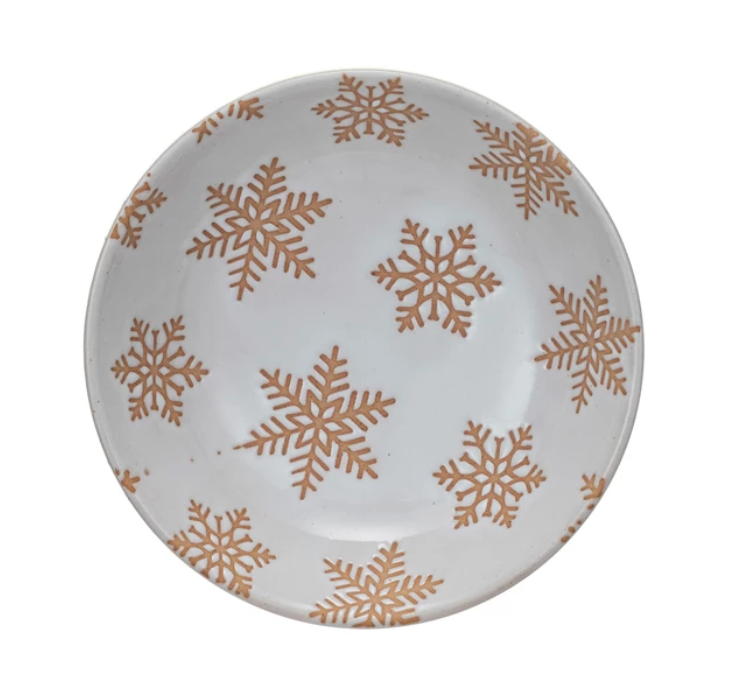 Bowl With Snowflakes - Small