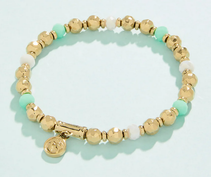 South Beach Stretch Bracelet - Seafoam