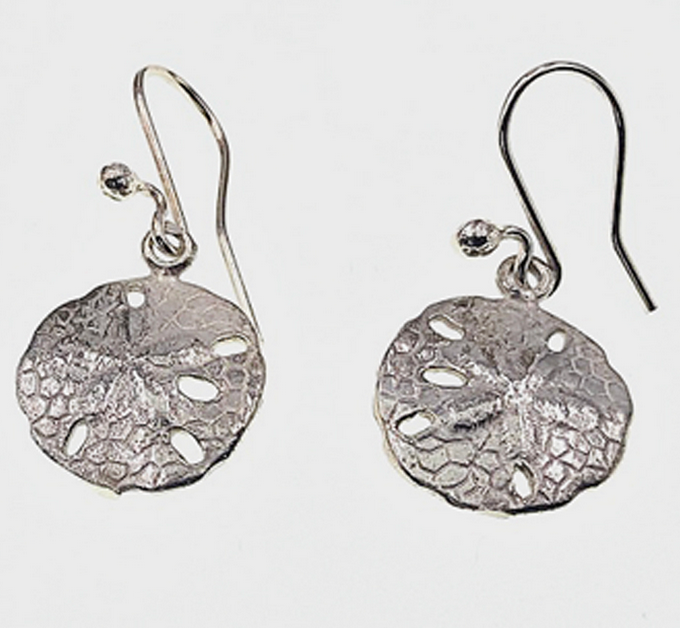 Sand Dollar Dangle Earrings