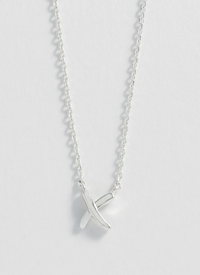 Silver Kiss Necklace