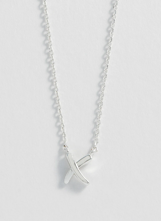 Silver Kiss Necklace