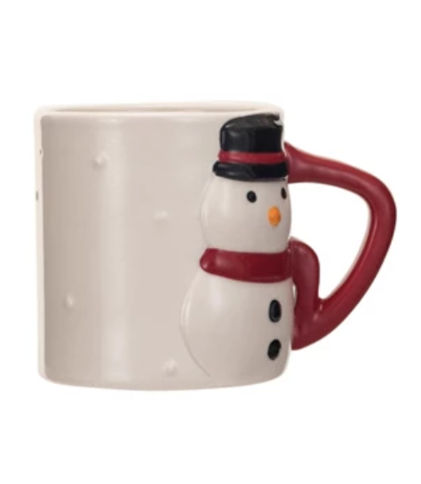 Holiday Mug Shaped Handle