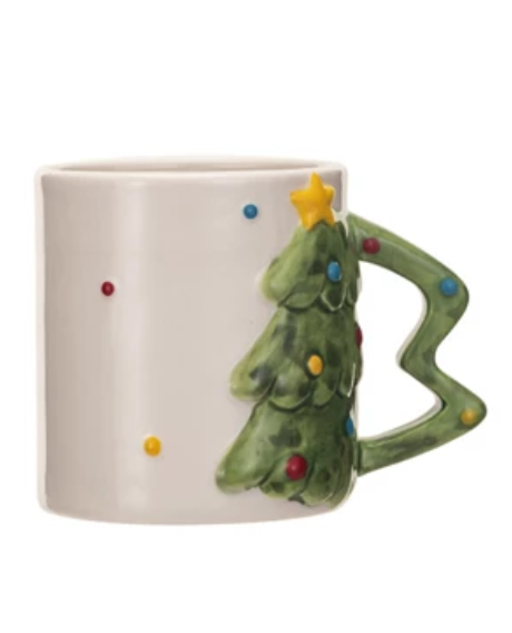 Holiday Mug Shaped Handle