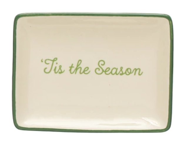 Stoneware Holdiay Dish