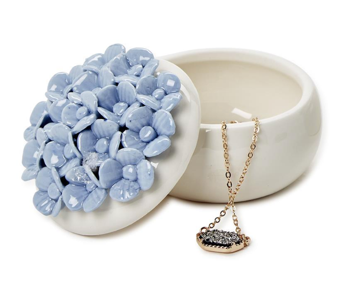 Hydrangea Trinket Box