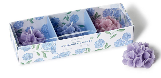 Box of 3 Hydrangea Bloom Candles