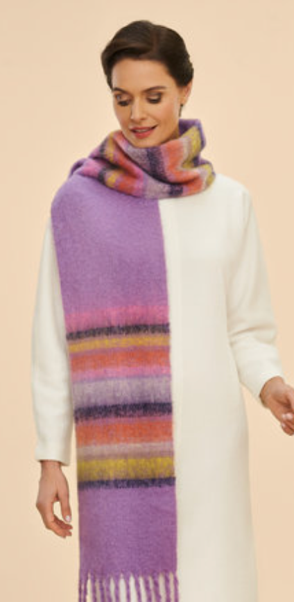 Sammy Cosy Scarf - Violet