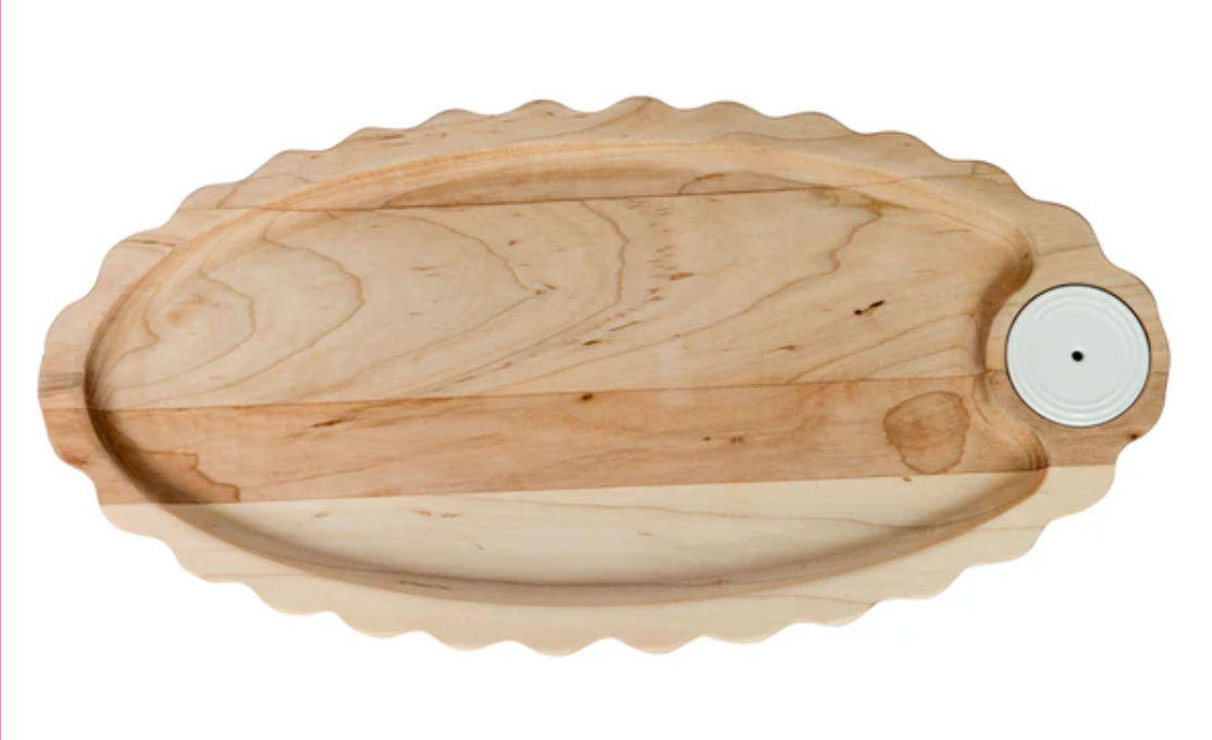 Maple Scalloped Anniversary Tray - Limited Edition