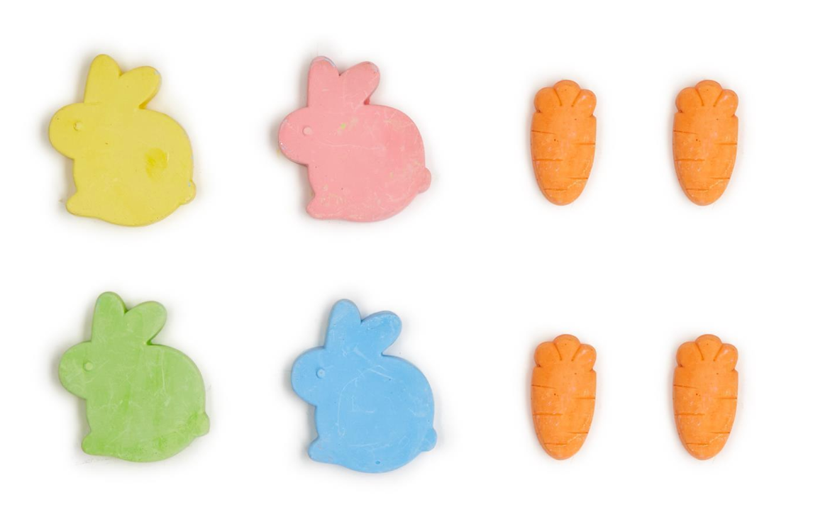 Bunny & Carrot Chalk Set