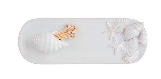 Sea Shell Toothpick Tray Set