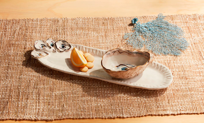 Oyster Tray & Dip Set